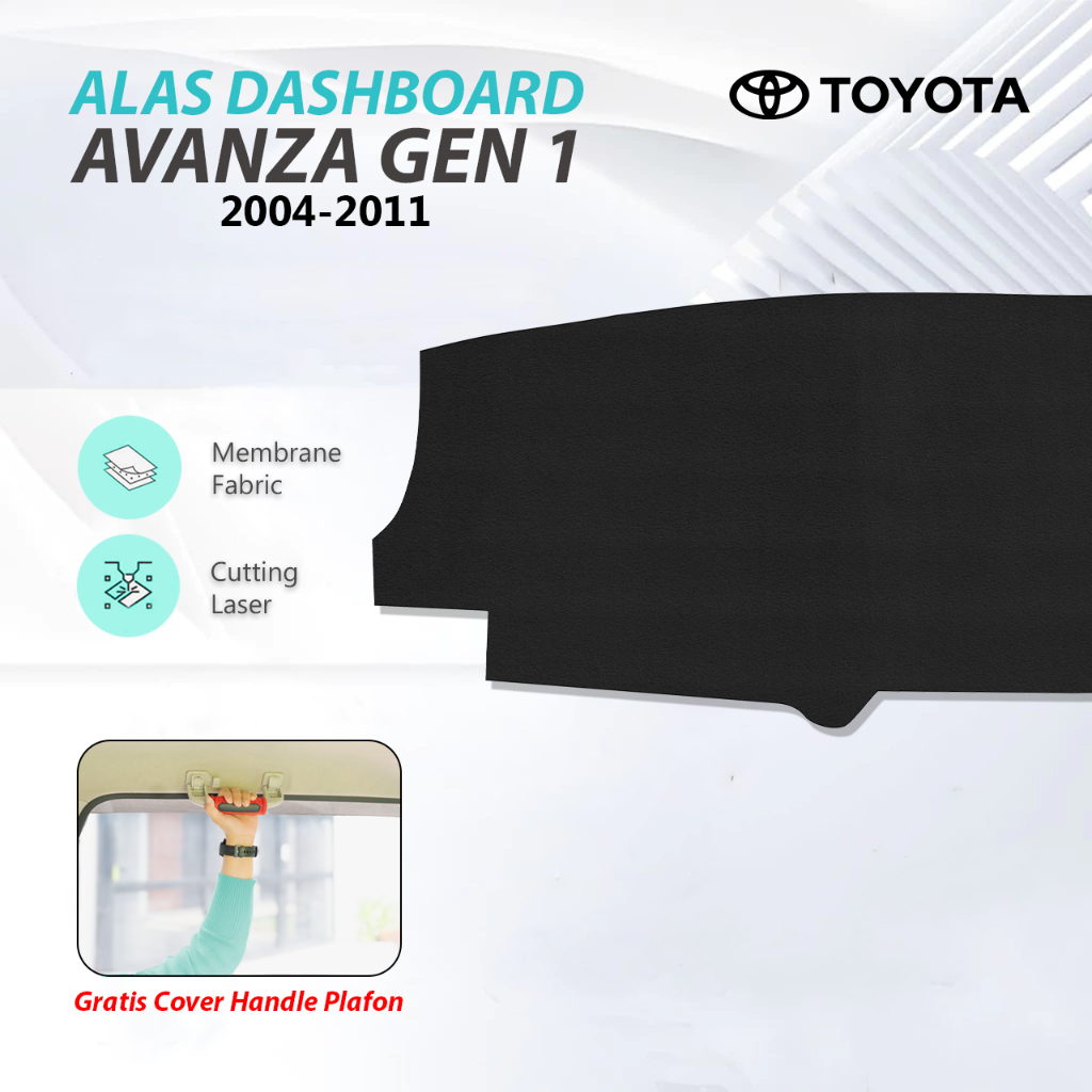 ALAS BULU DASHBOARD MOBIL AVANZA - COVER KARPET PELINDUNG DASBOR TOYOTA 2004 2006 2008 2010 2011
