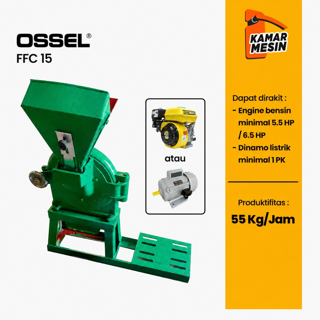 Mesin Gilingan Tepung FFC15 Giling Tepung FFC15 Disk Mill FFC15 Mesin Penepung FFC 15