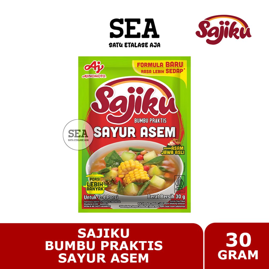 SAJIKU Bumbu Praktis Sayur Asem 30gr - SAJIKU Bumbu Praktis Sayur Asem 30 gr - SAJIKU Bumbu Praktis 