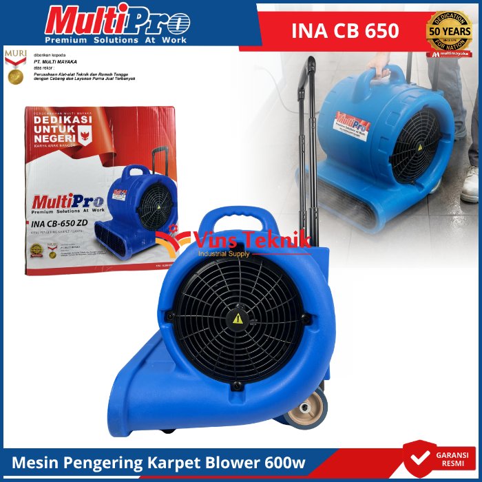 MULTIPRO INA CB-650DZ Carpet Blower 650Watt Mesin Pengering Karpet Blower Karpet CB650