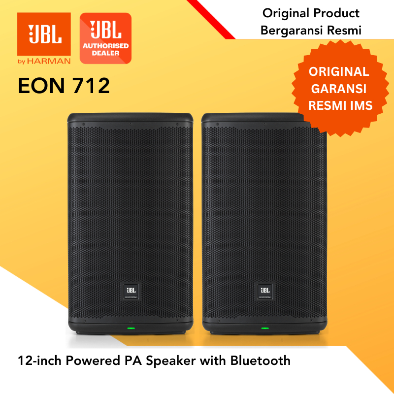 Speaker Aktif Active speaker JBL EON712 EON 712 EON-712 12-inch Powered PA Speaker with Bluetooth