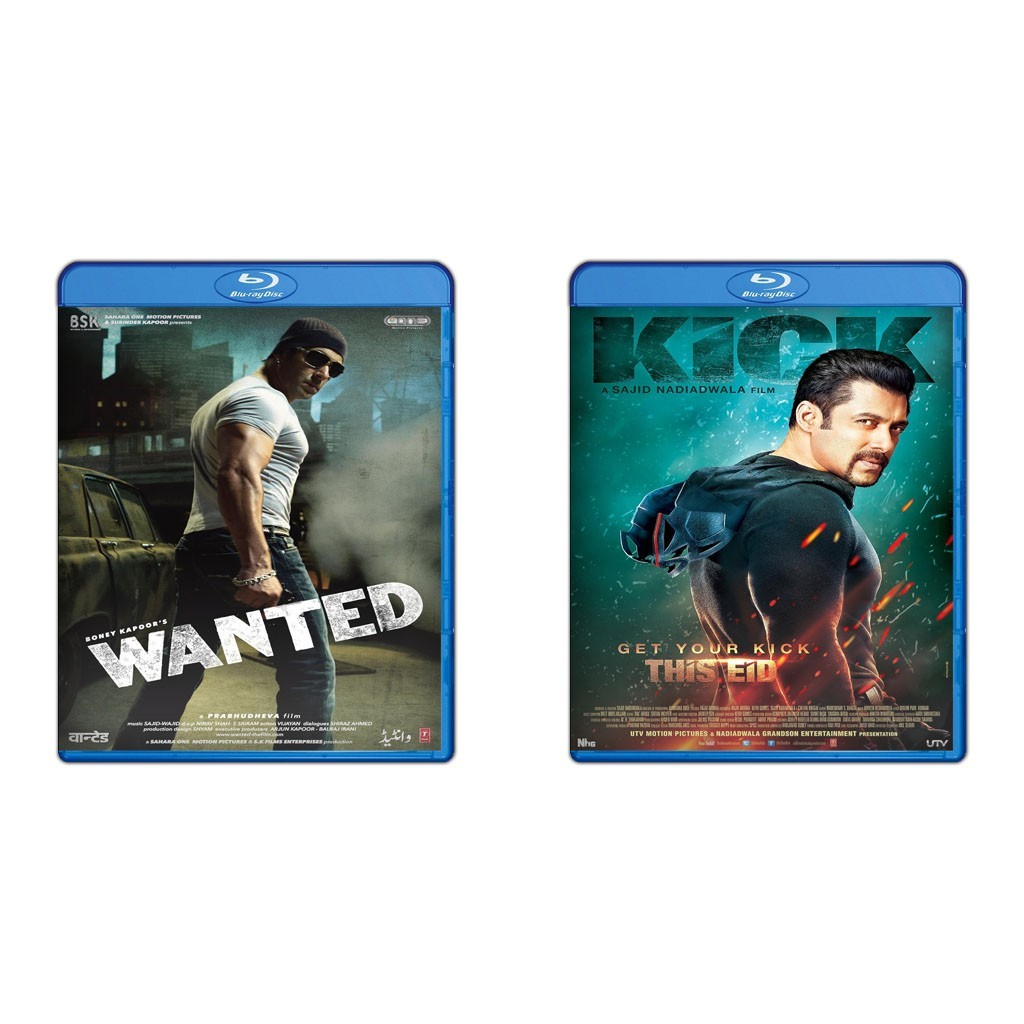 DVD Wanted (2009) + DVD Kick (2014)