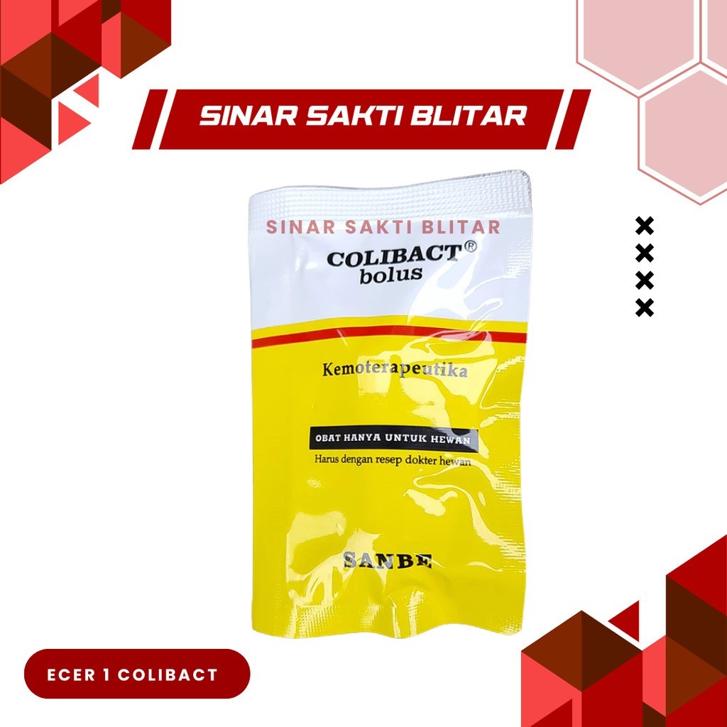 (1 PCS) COLIBACT BOLUS ECER | OBAT DIARE HEWAN