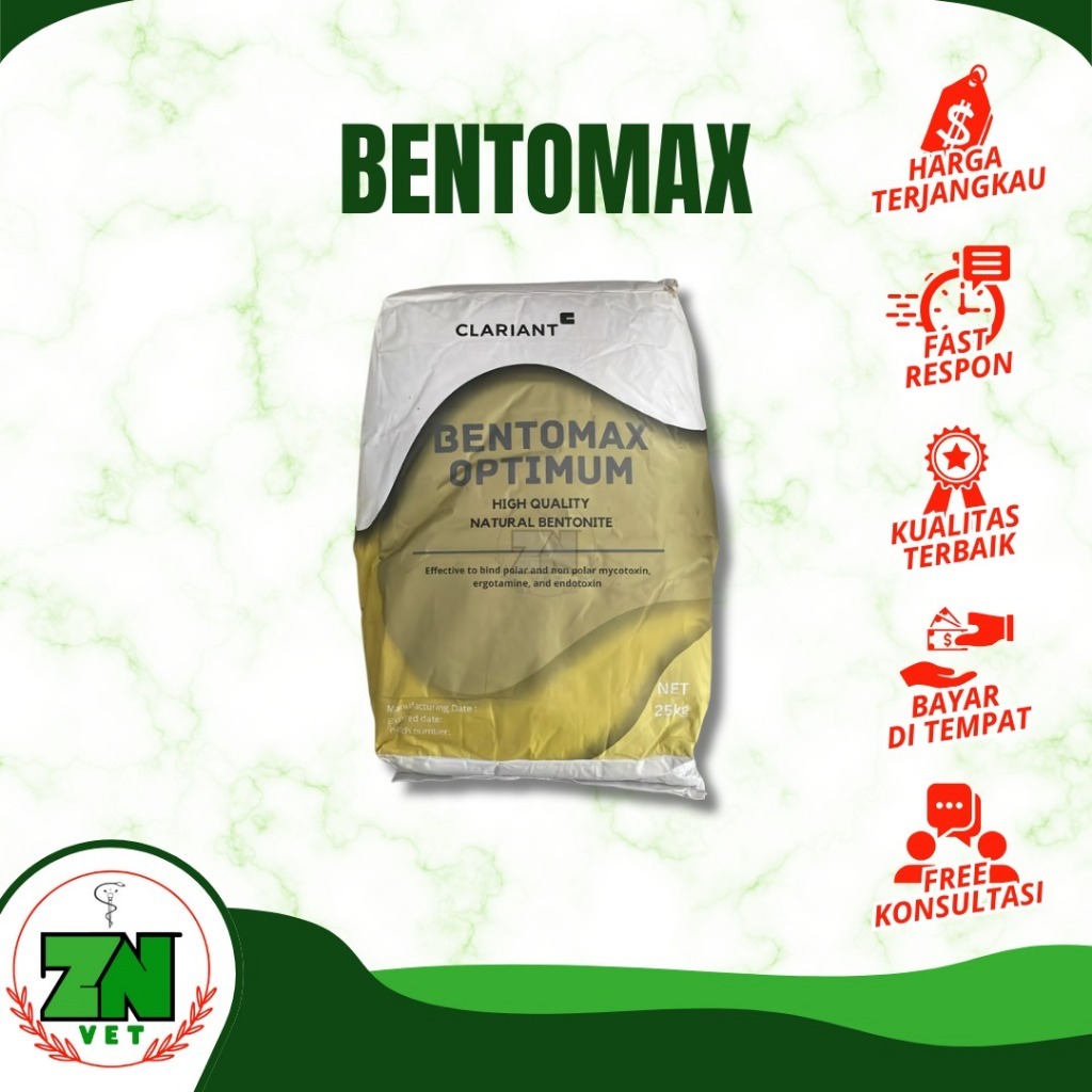 BENTOMAX 25 Kg - Anti Toxin Binder Pengikat Jamur Pakan Ternak