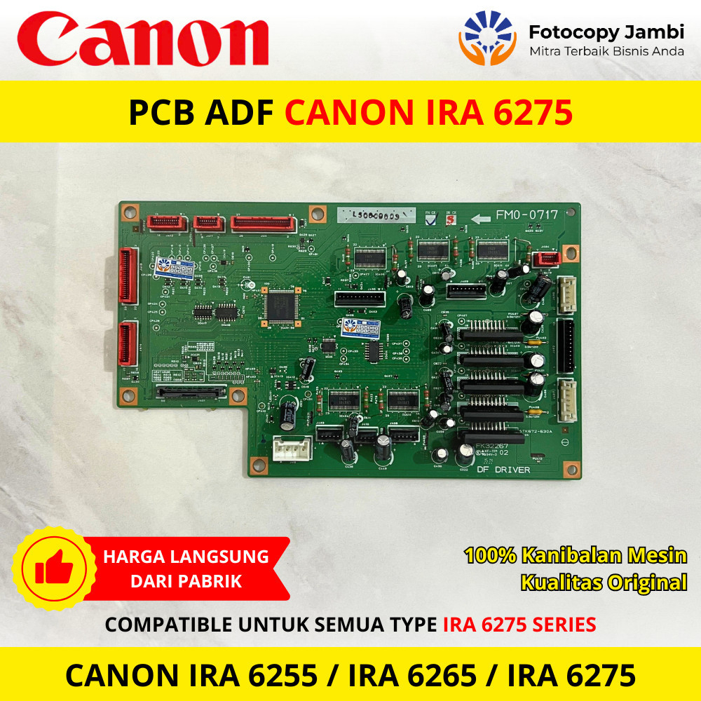 PCB ADF Feeder Canon IRA 6275 / IRA 6255 / IRA 6265