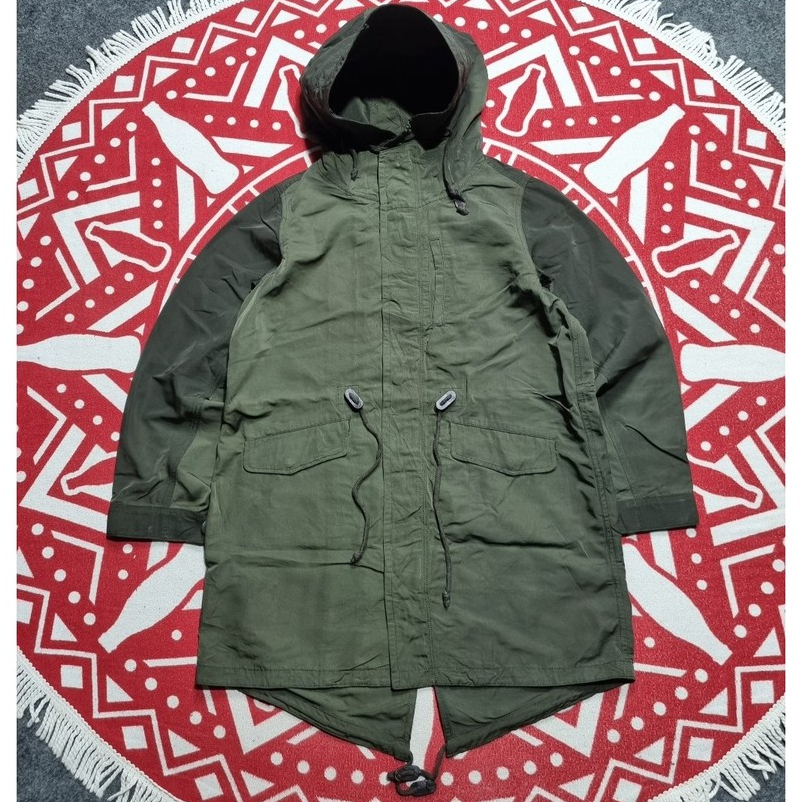 Beams military nyilon jacket parka
