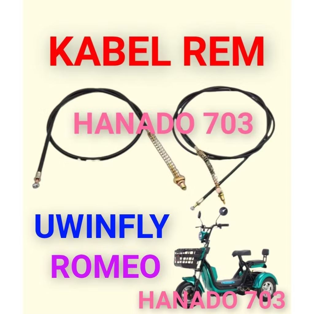 kabel rem sepeda listrik Uwinfly Romeo tali rem sepeda listrik Uwinfly Romeo