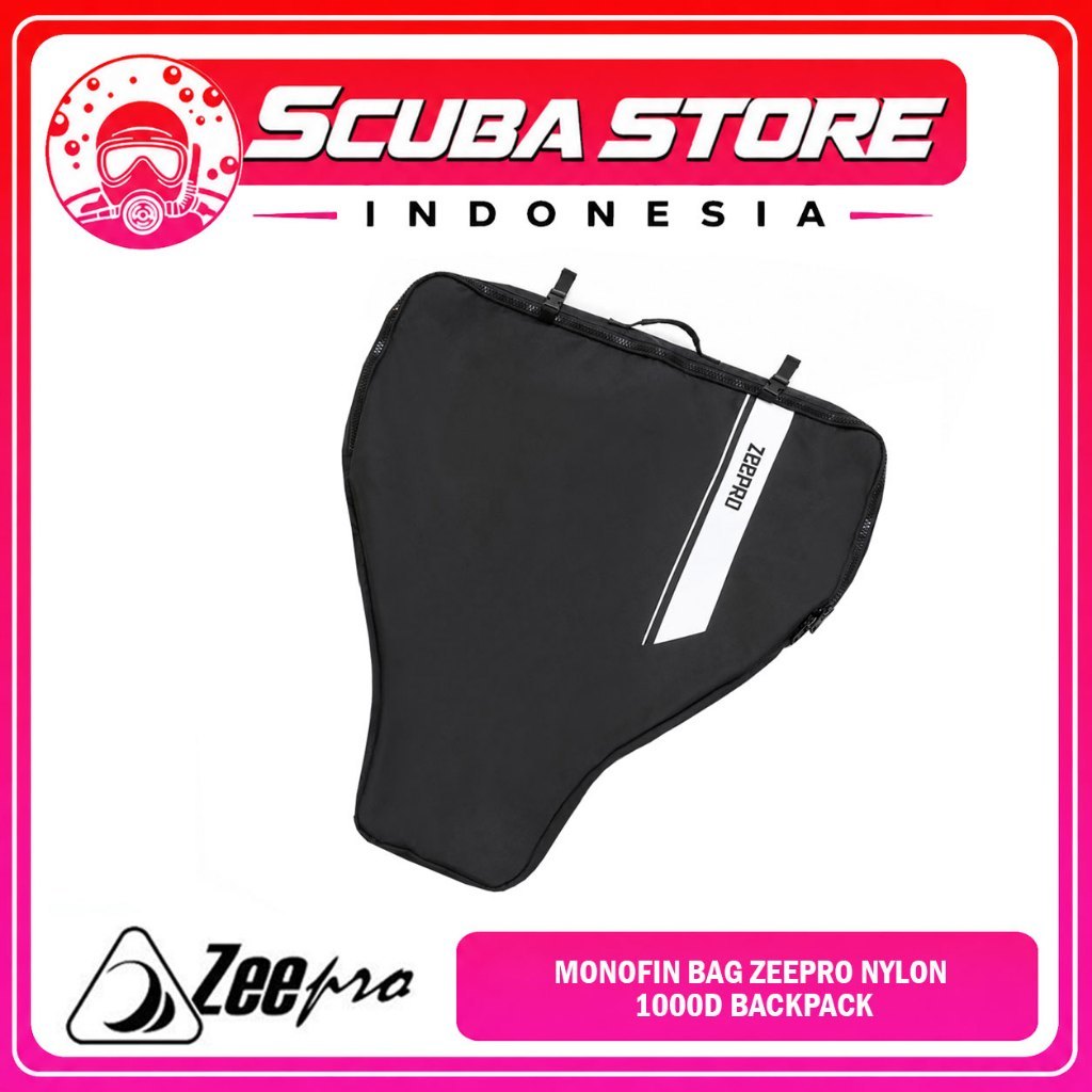 Monofin Bag Zeepro Nylon 1000D Backpack Tas Mono Fin B-Fins Fins Kaki Katak Kompetisi Competition Fr