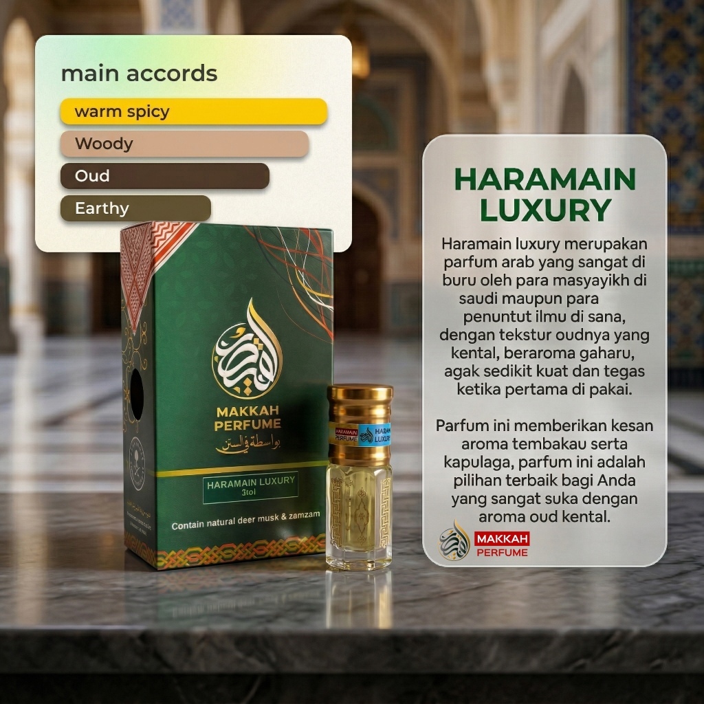 PARFUM HARAMAIN LUXURY, IMPORT MADINAH, SUARA MADINAH