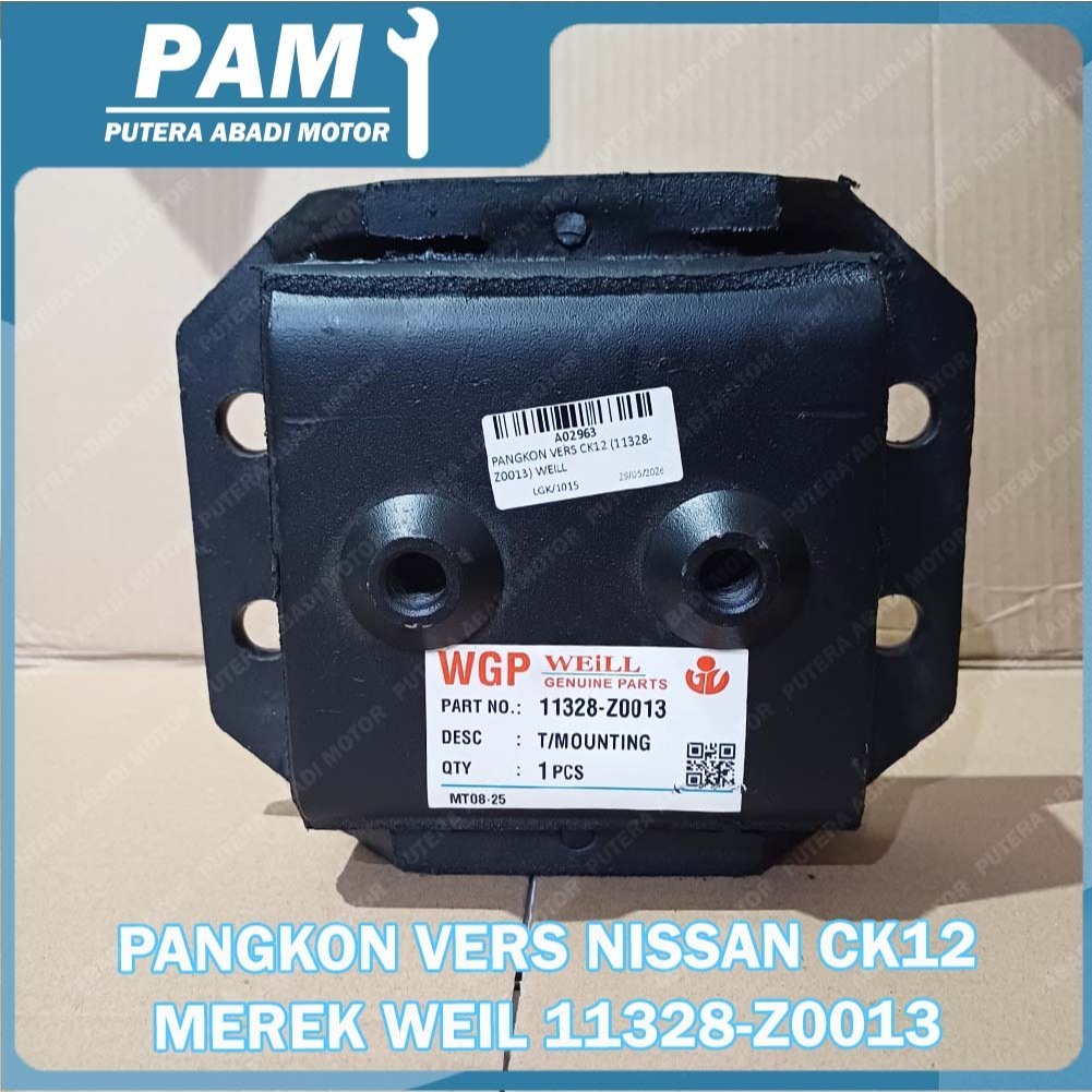 Pangkon Transmisi Belakang Transmounting CK12 / Engine Mounting Belakang Nissan CK12 Merek WGP 11328
