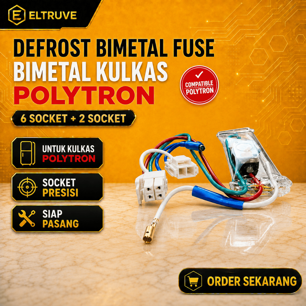 Defrost Fuse Pius Fius Bimetal Polytron Kulkas Polytron