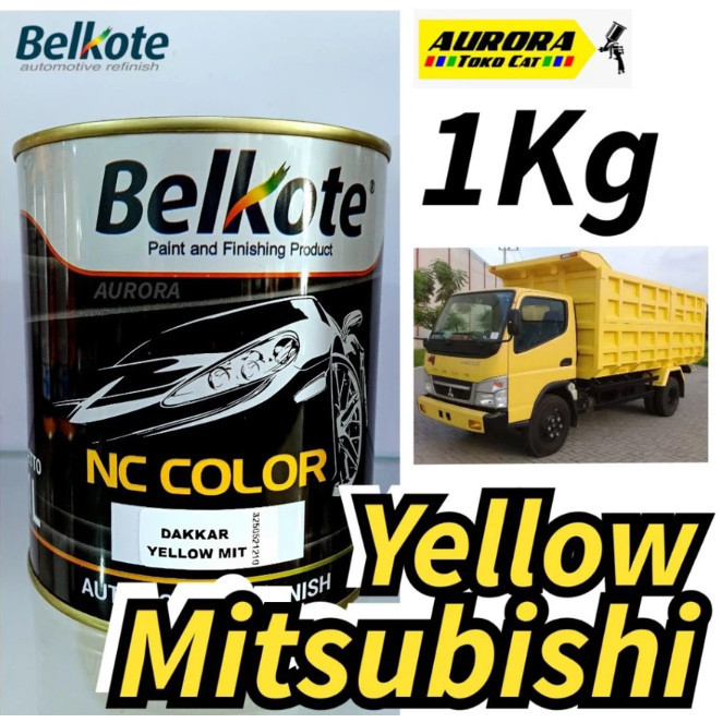 BELKOTE Cat Kuning Truck 1Kilo Mitsubishi Fuso Truk Trek Canter Dakar Yellow