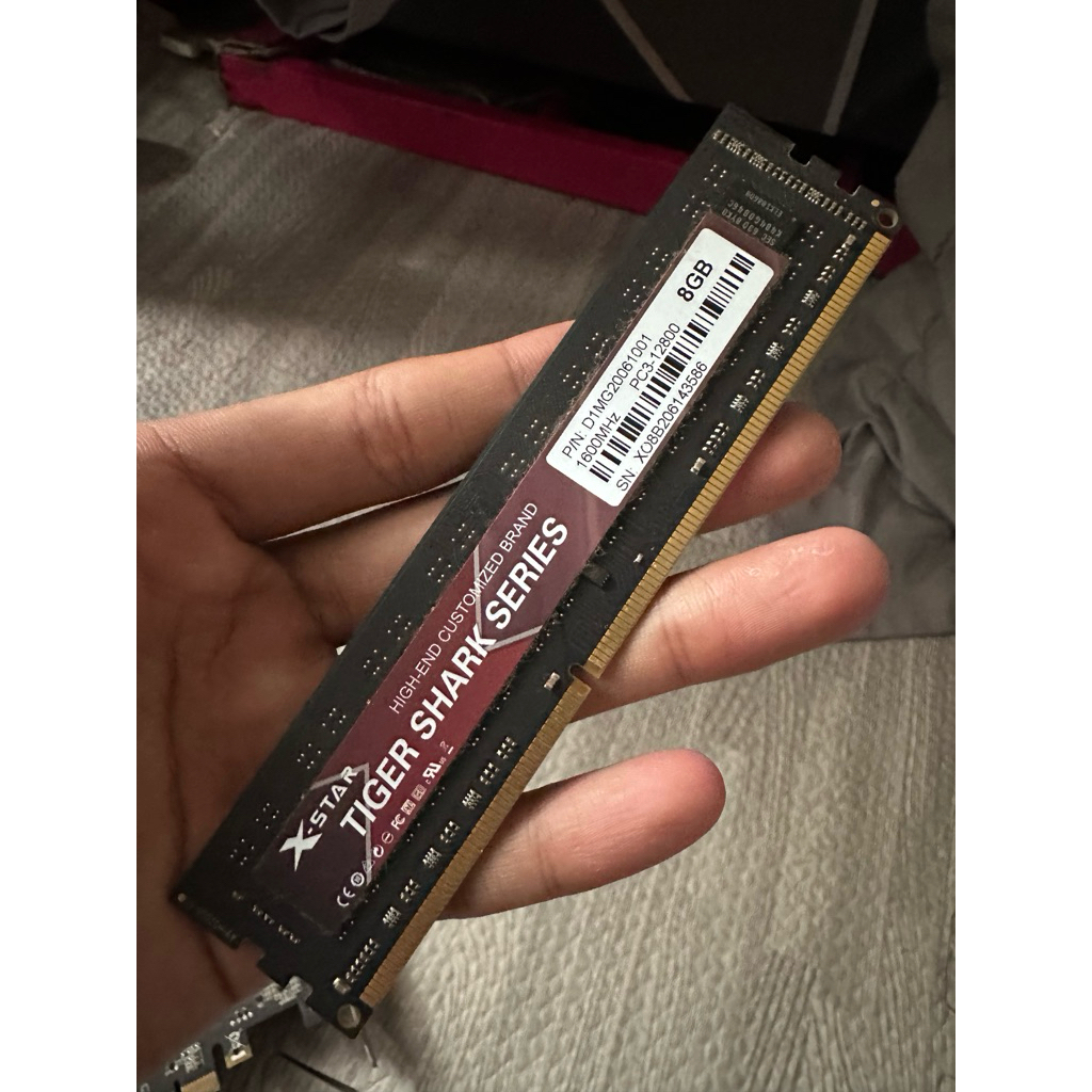 RAM PC DDR3 XSTAR 8GB 1600 MHZ