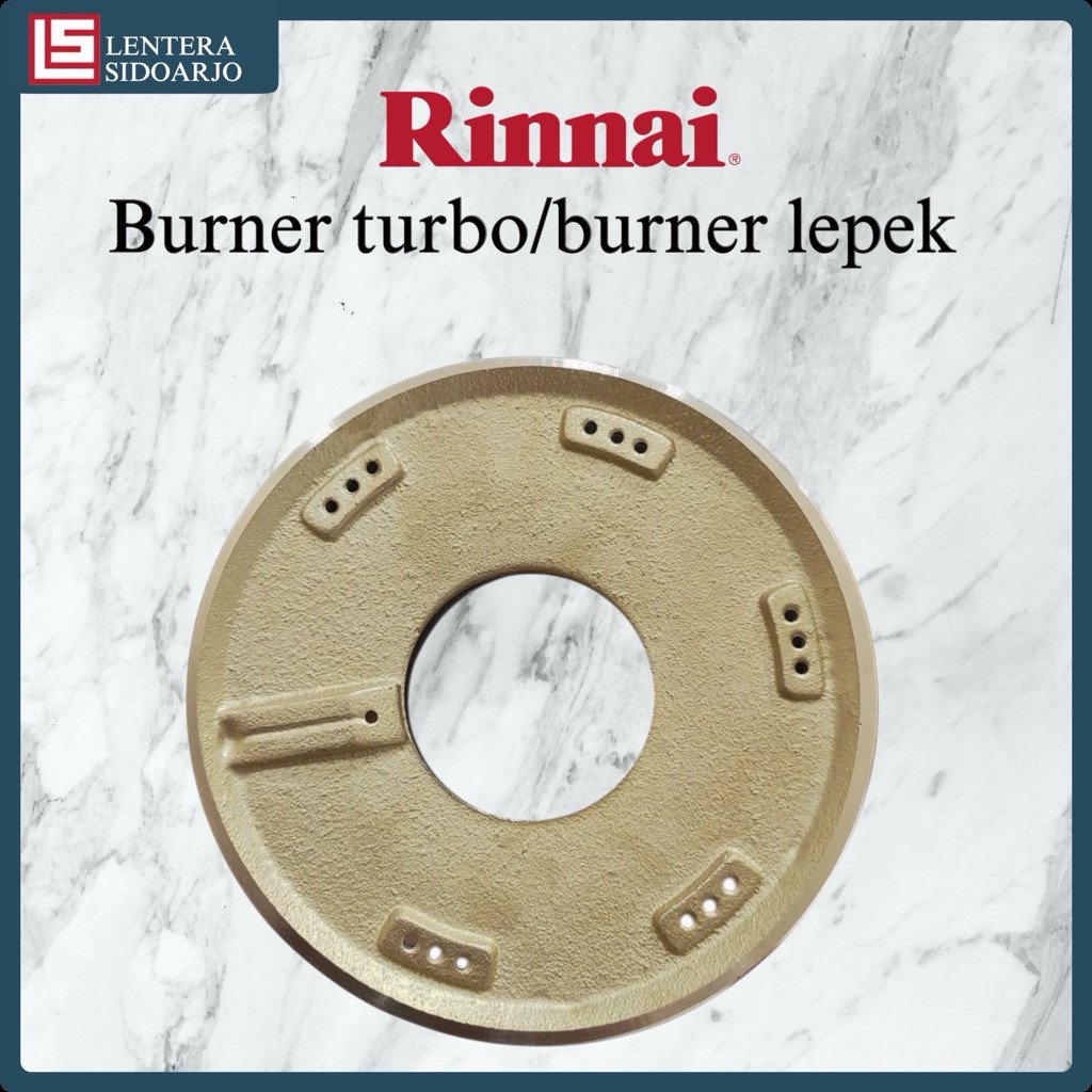 Burner Gas Stove Rinnai Turbo Tornado | RI 712 TG / RI 511 T / RI 712 T | Burner Kompor Gas Rinnai O