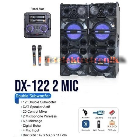SPEAKER DAT DX122 MIC / SPEAKER AKTIF DAT DX 122 MIC