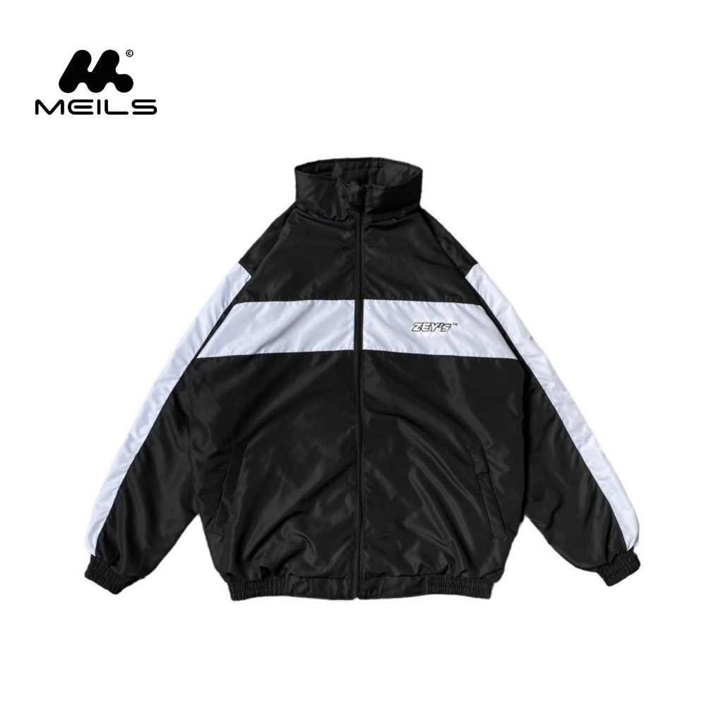 MEILS Jaket Tracktop Tracksuite BIGSIZE Parasut Jaket Tracksuite Running Winbreakers Pria Wanita Ori