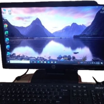 Monitor LED 19 inci Hp V190 V193B V194 covok untuk layar lasir cctv kerja
