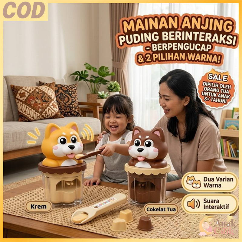 Feeding Sound Effect Sendok Puding Mainan Pretend Play Anak Perempuan Hadiah Mainan Edukasi Anak Had