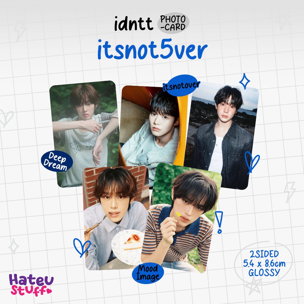 idntt itsnot5ver unofficial photocard Deep Dream, itsnotover, Mood Image
