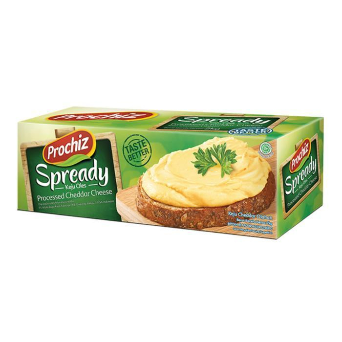 PROCHIZ KEJU SPREADY 2kg Keju Oles / Selai Lembut Cream isi 1 Batang - 2 kg