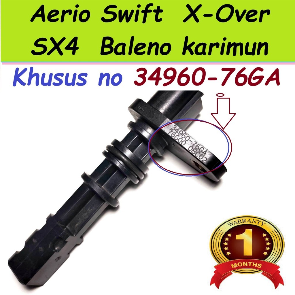 Sensor Speed Suzuki Aerio Swift  X-Over SX4  Baleno Next G karimun Wagon R  34960-76GA 34960 76GA 76