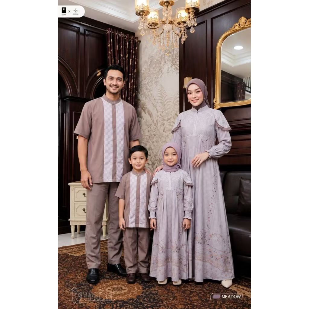 OPEN PO Kamila Sarimbit Keluarga By Nararya Terbaru Gamis Set Koko Set Gamis Ibu dan Anak Koko Coupl