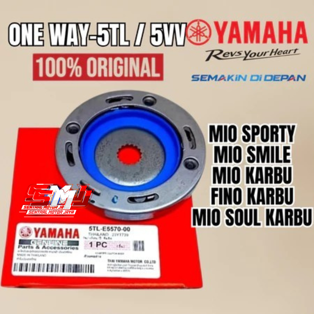 5VV-E5570-00 ORIGINAL ONEWAY ASSY STARTER RUMAH PELOR STARTER 5VV YAMAHA MIO KARBU MIO SMILE MIO SPO
