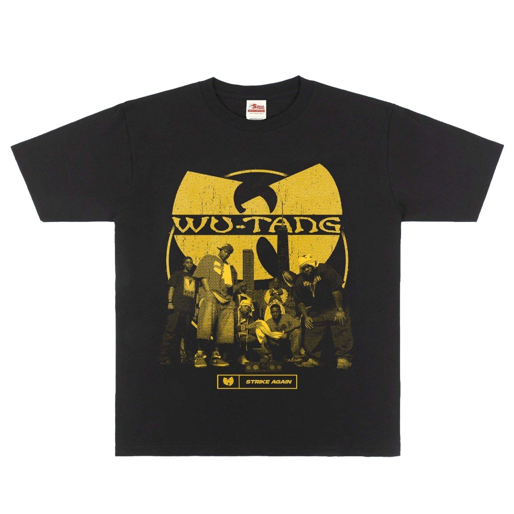 KAOS T-SHIRT WUTANG CLAN "STRIKE AGAIN"    NEATS DEPTH