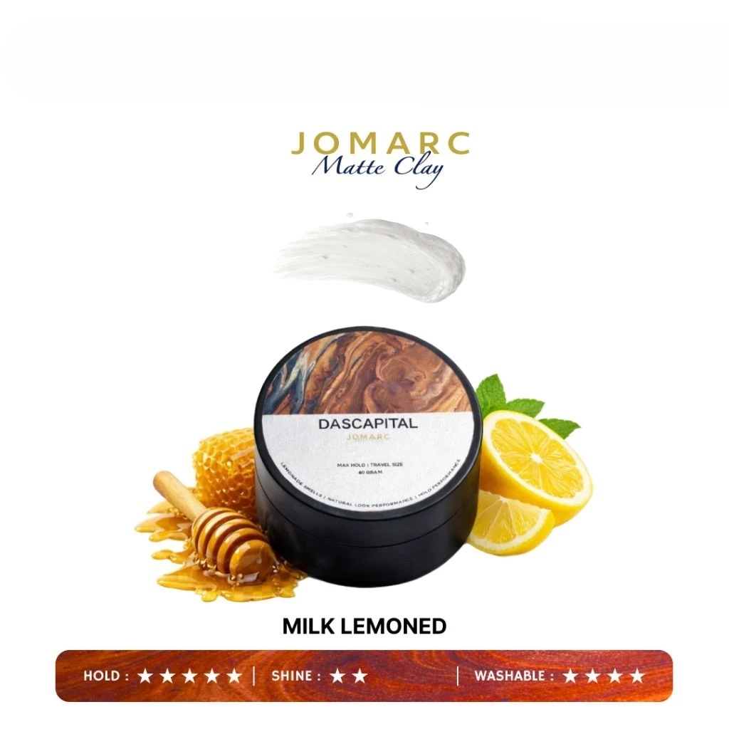 Dascapital Mini Jomarc Clay Pomade Travel Size 30gr