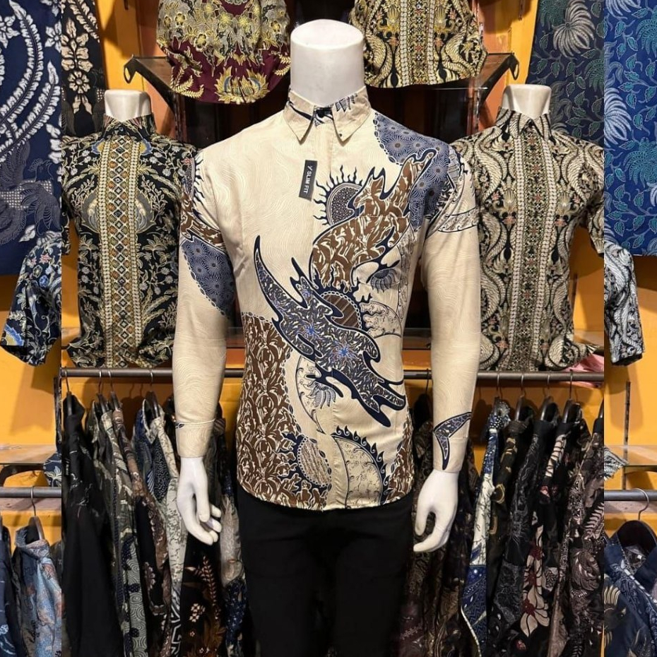 Queen Jaya kemeja batik slimfit original exclusive tingking