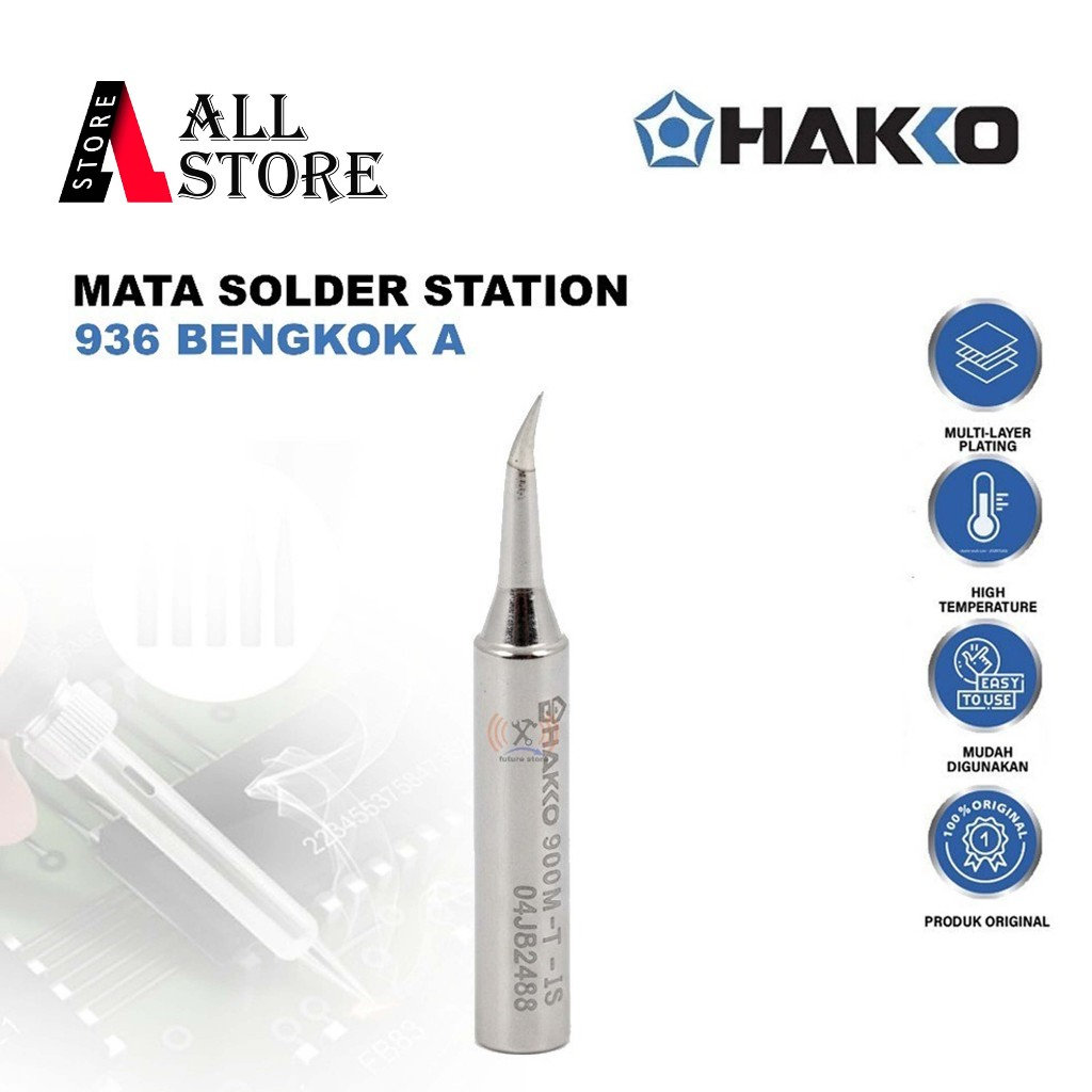 HAKKO 936 MATA SOLDER STATION - MATA SOLDERING BENGKOK A ORIGINAL - SOLDERING TIP UNTUK HAKKO 936
