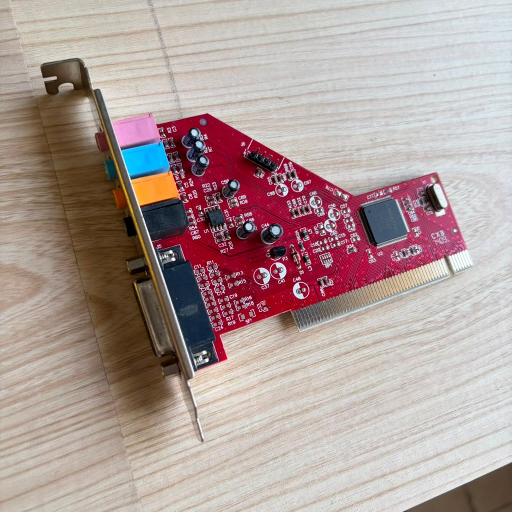 Sound Card 4.0 Channel Vintage Creative ECTIVA EV1938 - based PCI sound card komputer jadul Windows 