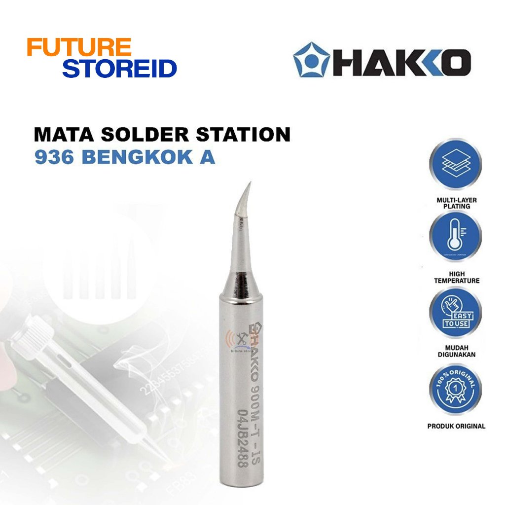 HAKKO 936 MATA SOLDER STATION - MATA SOLDERING BENGKOK A ORIGINAL - SOLDERING TIP UNTUK HAKKO 936