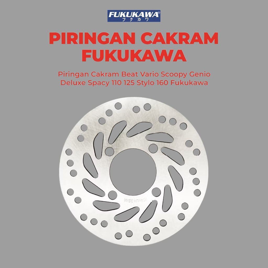 PIRINGAN DEPAN BEAT BEAT FI SCOOPY GENIO VARIO 110 ORIGINAL FUKUKAWA