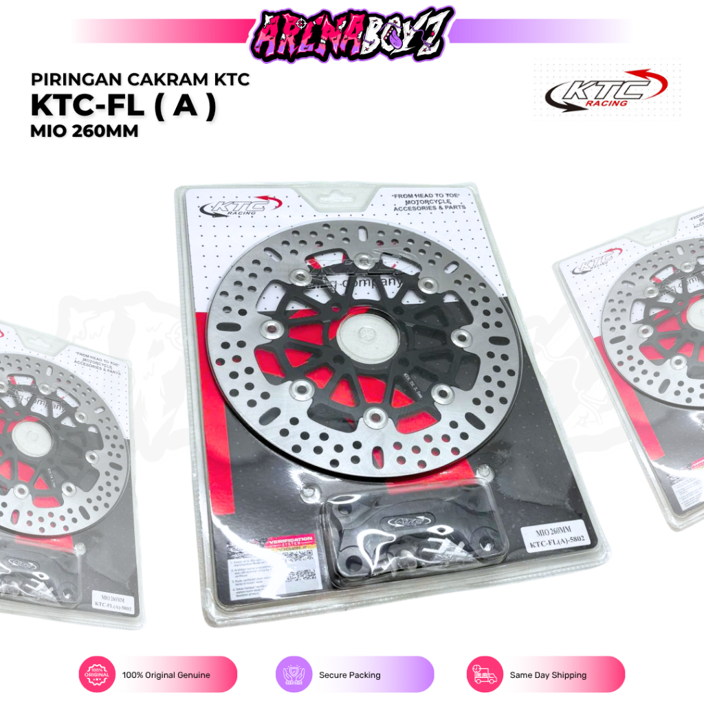 KTC Racing Disc 260mm Mio KTC FL-(A) - Piringan Cakram KTC FL A Mio 260mm Bulat