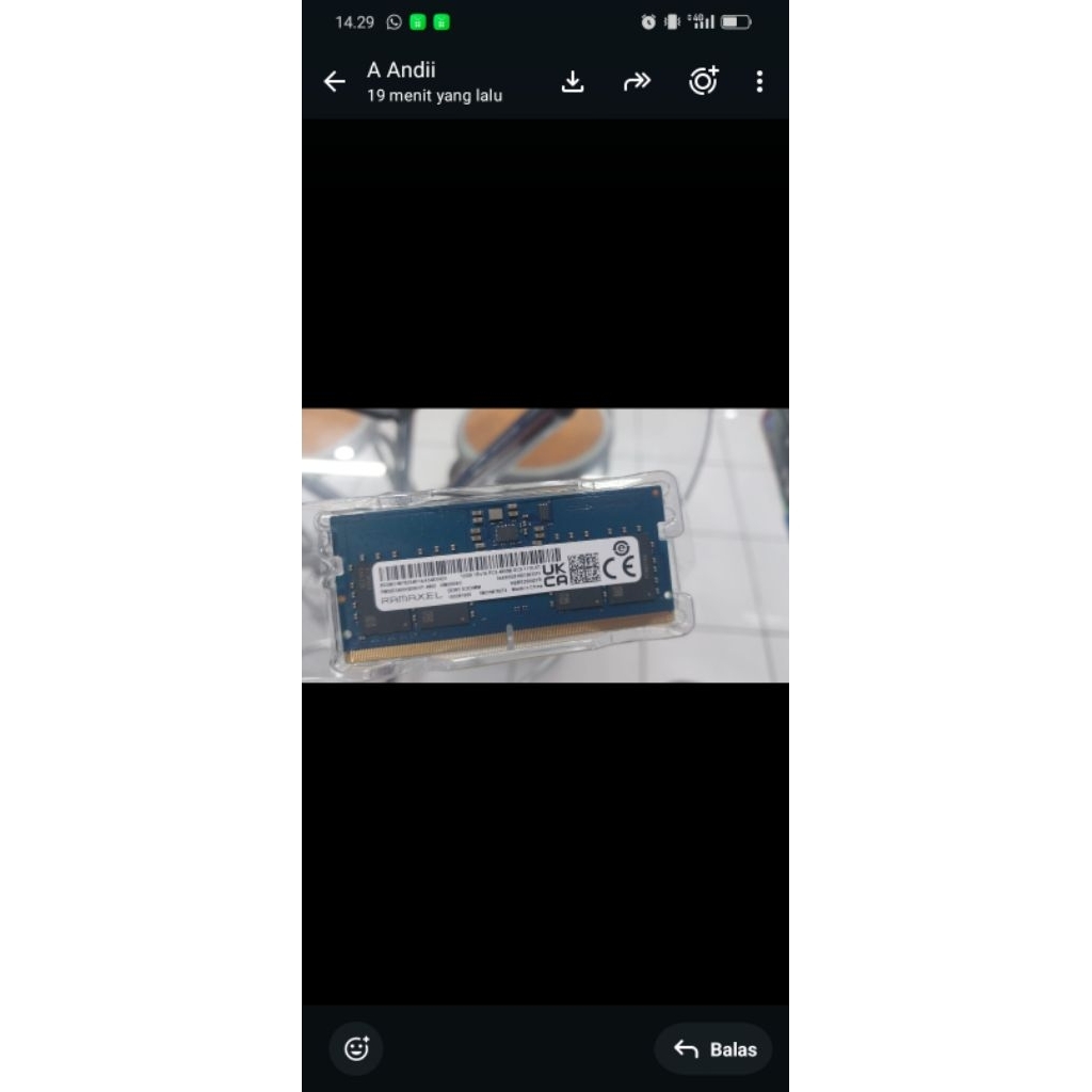 Ram 12gb pcc 4800 Ddr 5