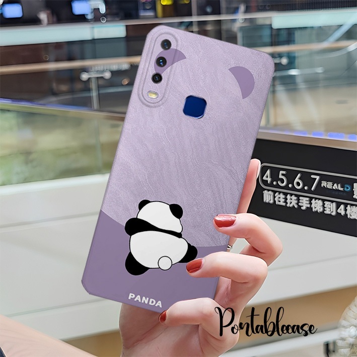 [PC-19] Case Hp Vivo Y17 Y15 Y12 Y11 Y12i Y19 - Softcase Premium Fashion Case Panda All Type Handpho