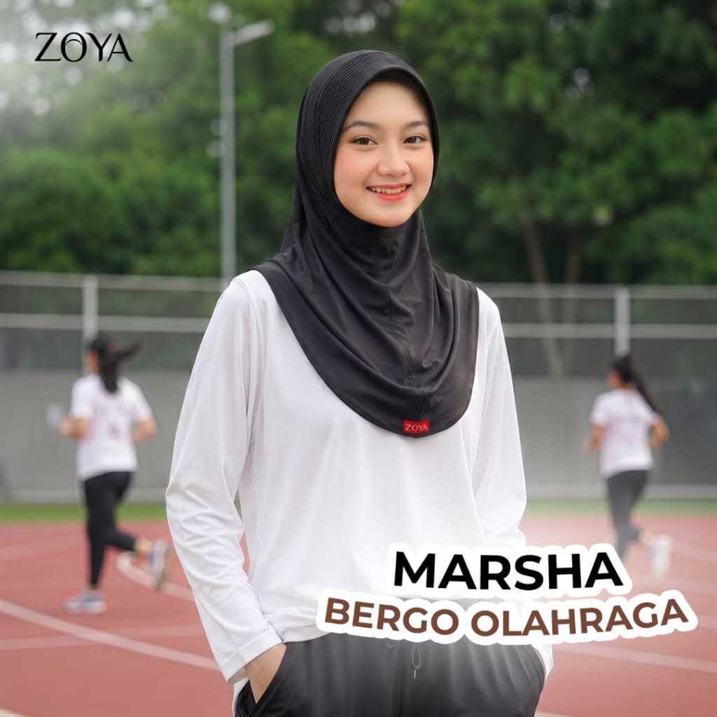 ZOYA BERGO MARSHA HL HITAM BERGO SEKOLAH BERGO HITAM BERGO SPORT