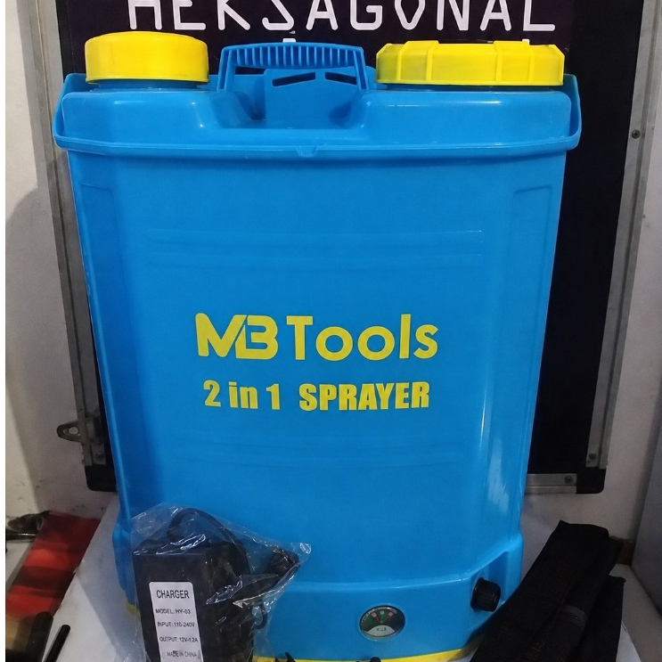 Sprayer elektrik semprotan air 16liter manual elektrik Samarinda