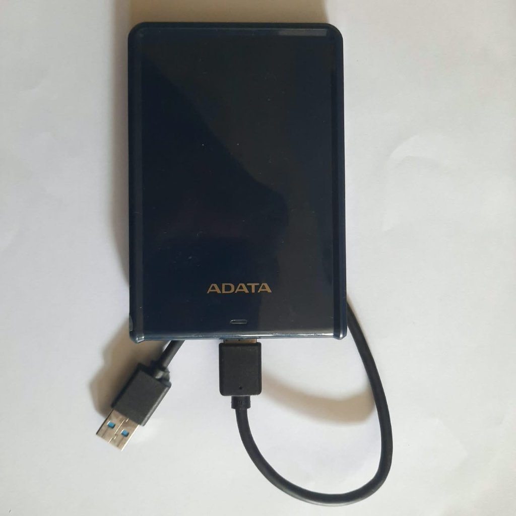 Harddisk Eksternal ADATA 1TB Second Hdd hardisk External Sentinel 100%
