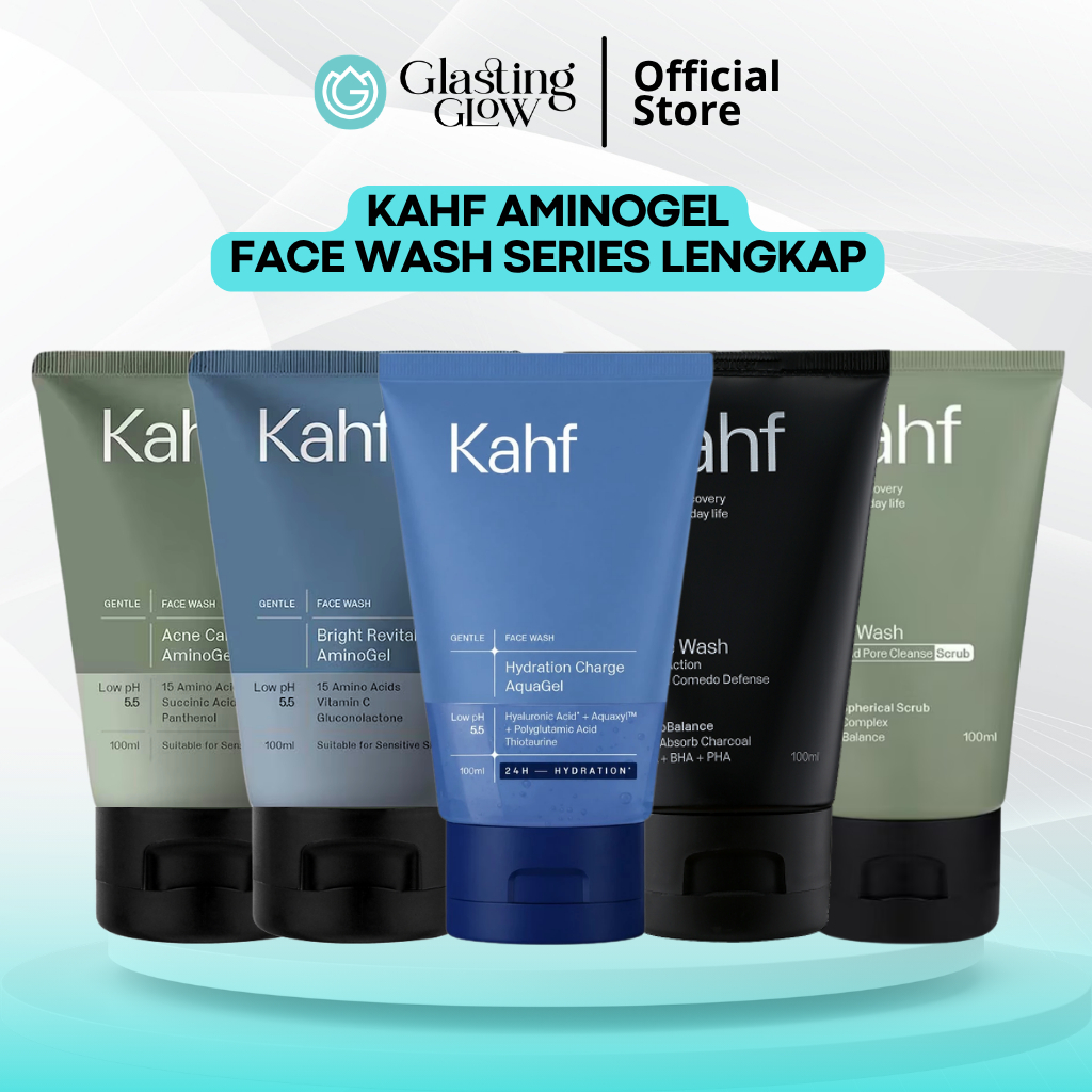 KAHF Face Wash | KAHF Face Scrub Series Lengkap