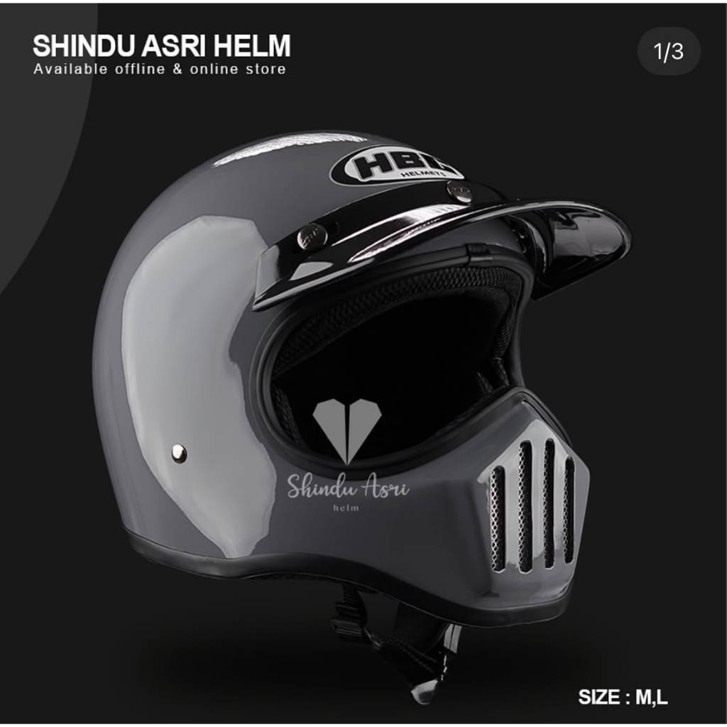 HELM CAKIL HBC VISOR / NON VISOR
