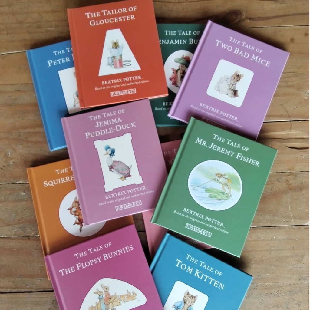Rare Limited Edition Illustrated Beatrix Potter The Peter Rabbit Library Series (HC) Buku Anak Bahas