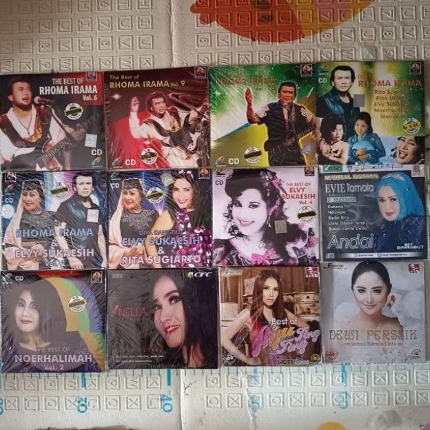 CD ORIGINAL RHOMA IRAMA ELVY EVIE TAMALA DLL