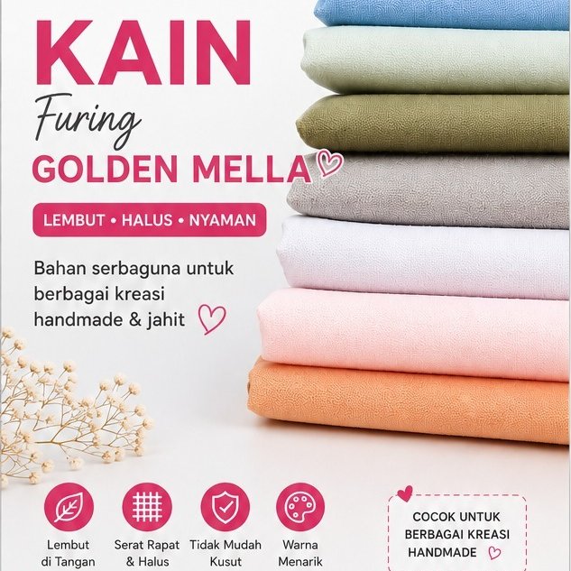 KAIN FURING KATUN ERO / KAIN ERO GM WARNA MUDA