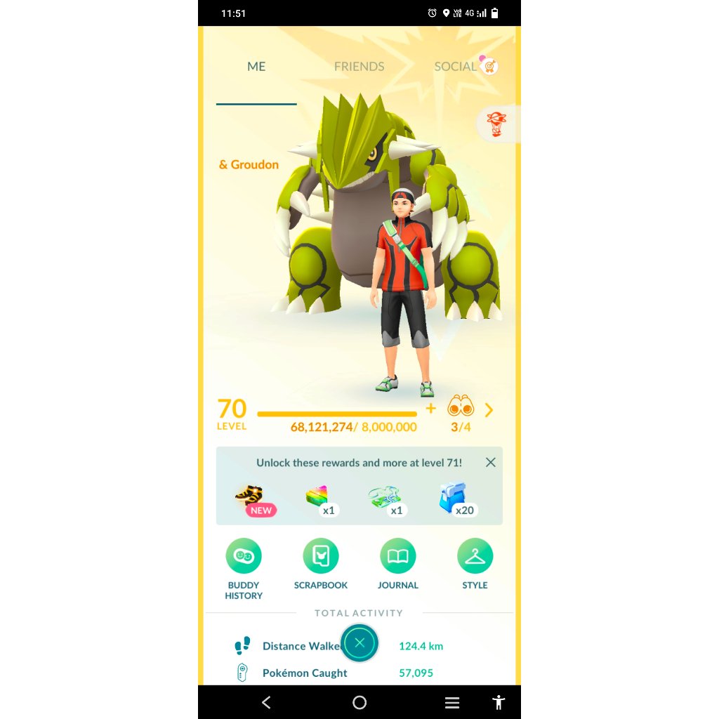 Paket Akun Pokemon Go Siap Pakai murah (Akun level 70) Shiny Fusion White Kyurem, Primal Kyogre, Shi