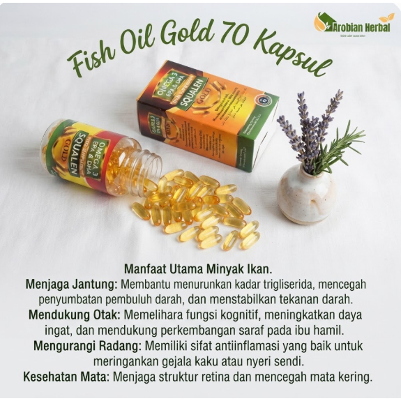 Fish Oil Gold Omega 3 Plus