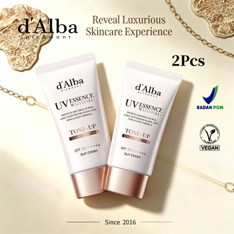 d'Alba Suncream Double Set (2Pcs d'Alba Waterfull Tone Up Sun Cream 50ml)