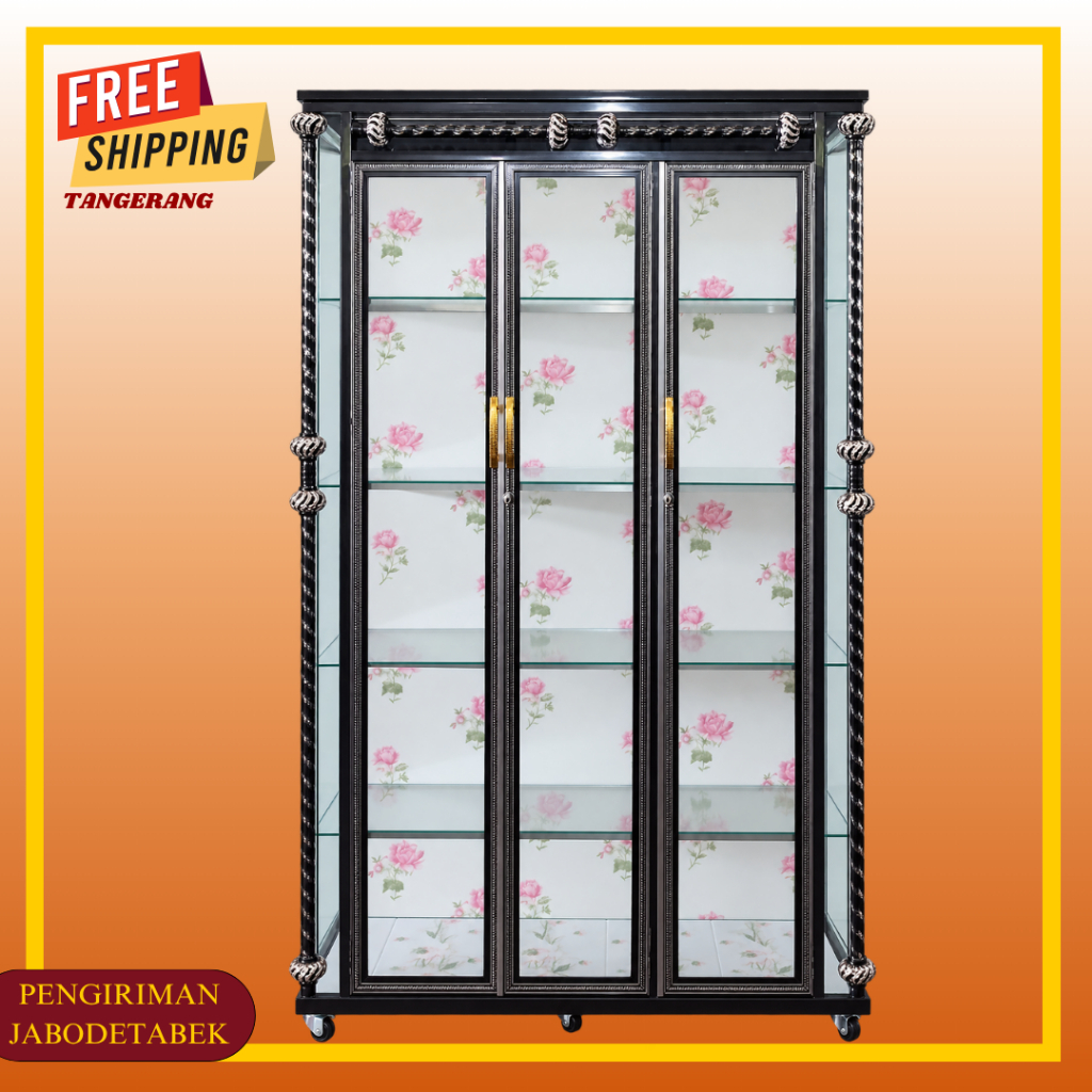 Lemari Display Kaca / Lemari Hias Kaca / Lemari Aluminium
