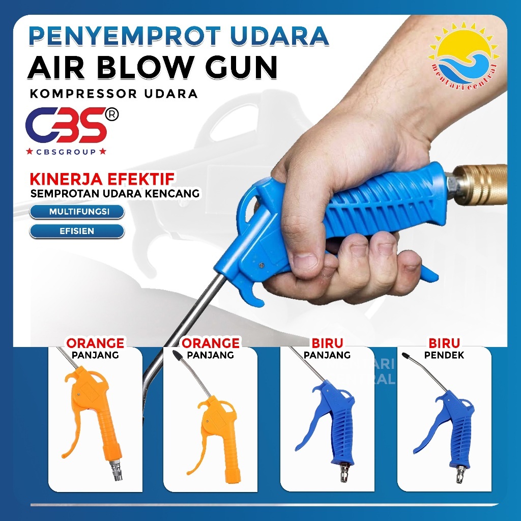 AIR BLOW GUN PISTOL ANGIN UDARA KOMPRESOR COMPRESSOR COUPLER AIR DUSTER (PILIH VARIASI)